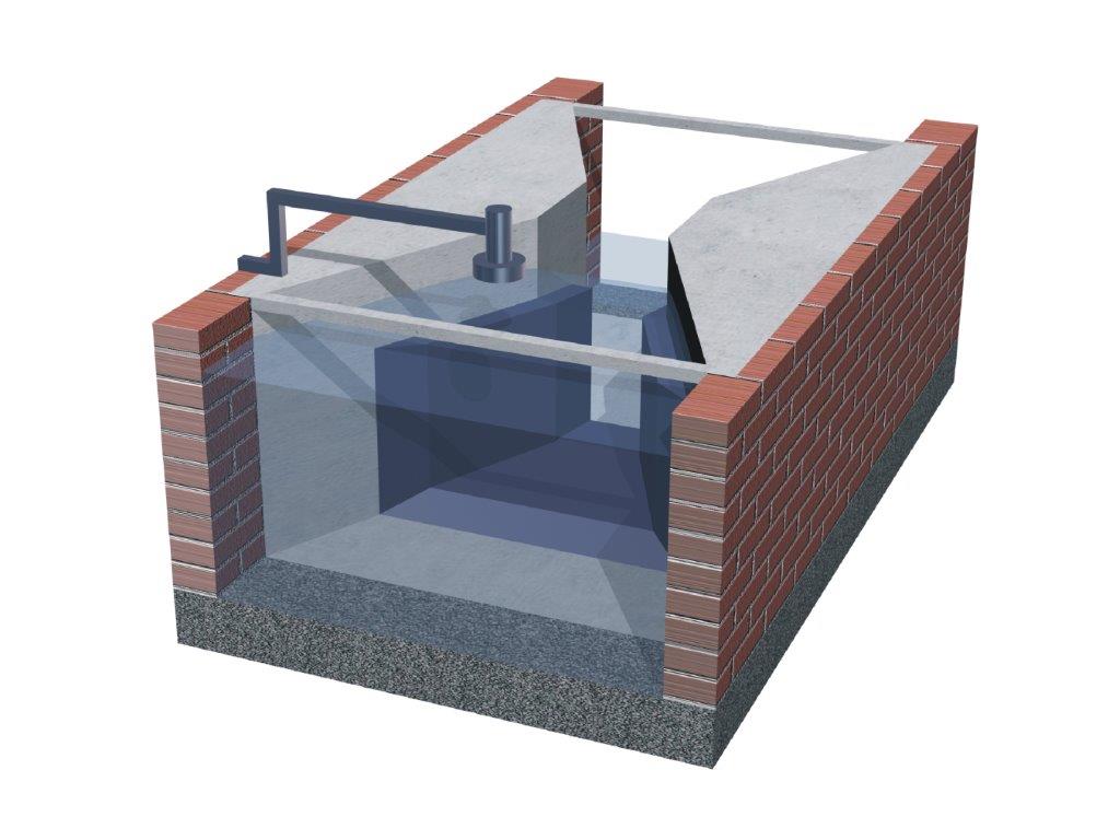 Combined Parshall flume